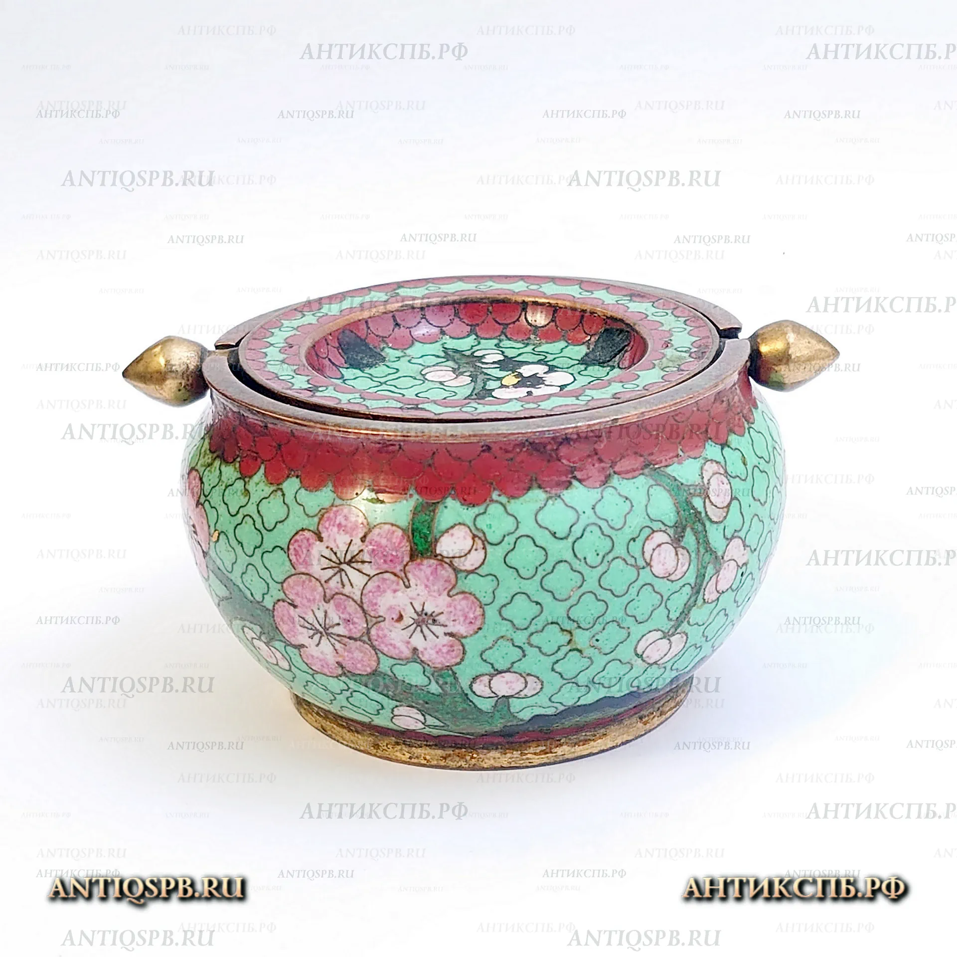 Пепельница клуазоне "Цветок". Сер. ХХ века. Китай. №33822